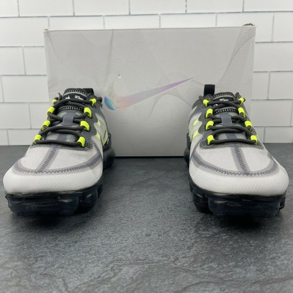 Nike Air Vapormax 2019 Mens 7 Running Shoes Atmosphere Grey Black Womens 8.5 - Picture 7 of 12